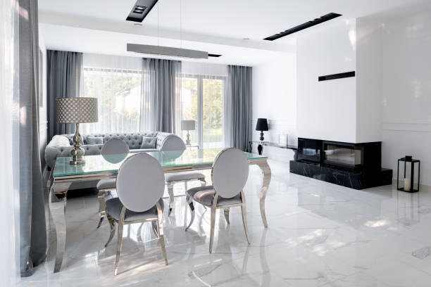 istock Glamour style living room 1221687627