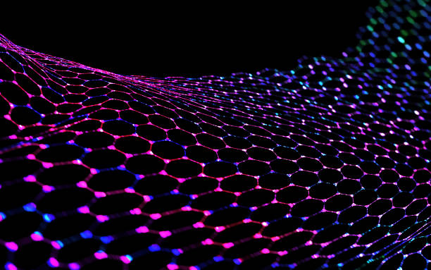 Graphene structure, future of nanotechnology Graphene structure molecular structure photos stock pictures, royalty-free photos & images