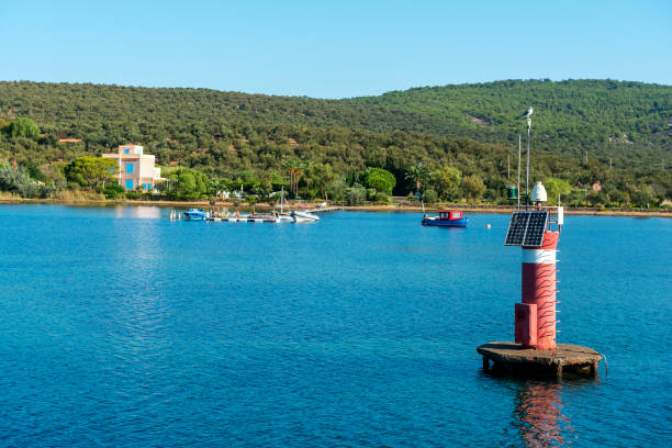 Sardinia is the second largest island in the Mediterranean Sea (after Sicily and before Cyprus) and belongs to Italy. It is located south of the French island of Corsica.