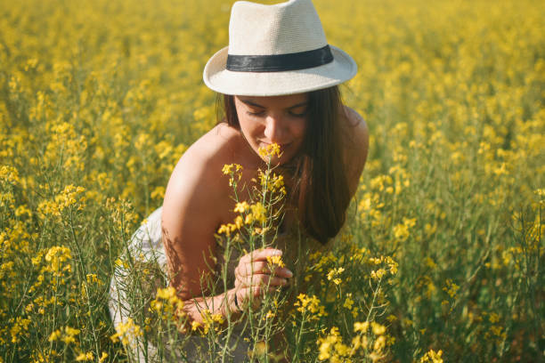 istock Beauty young girl outdoors enjoying nature 1221693596