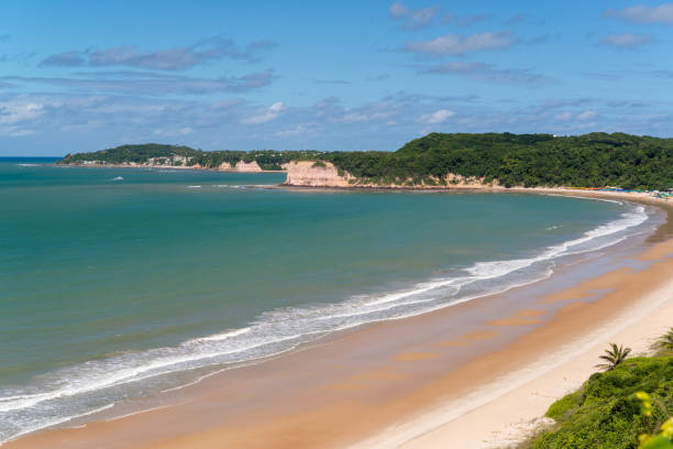 istock With its cliffs and natural vegetation, this beach attracts tourists from all over the world 1221696070