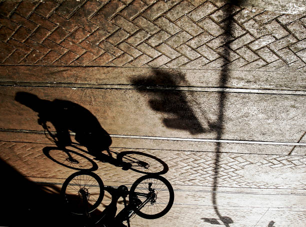 istock Cyclist on the asphalt 1221709142