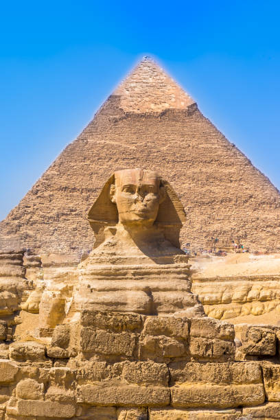 istock The Sphinx and Pyramid, Cairo, Egypt 1221716212