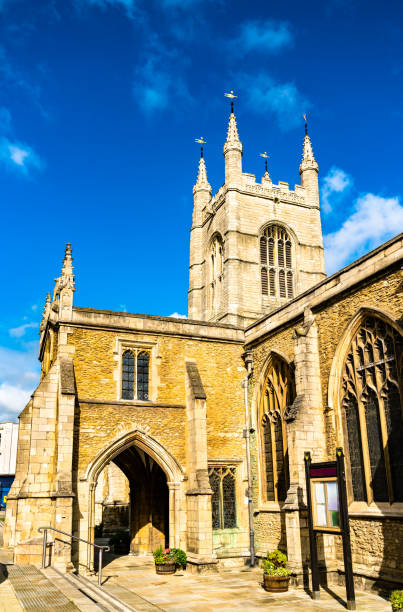 istock St John the Baptist Church in Peterborough, England 1221720700