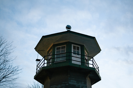 Prison guard tower at \