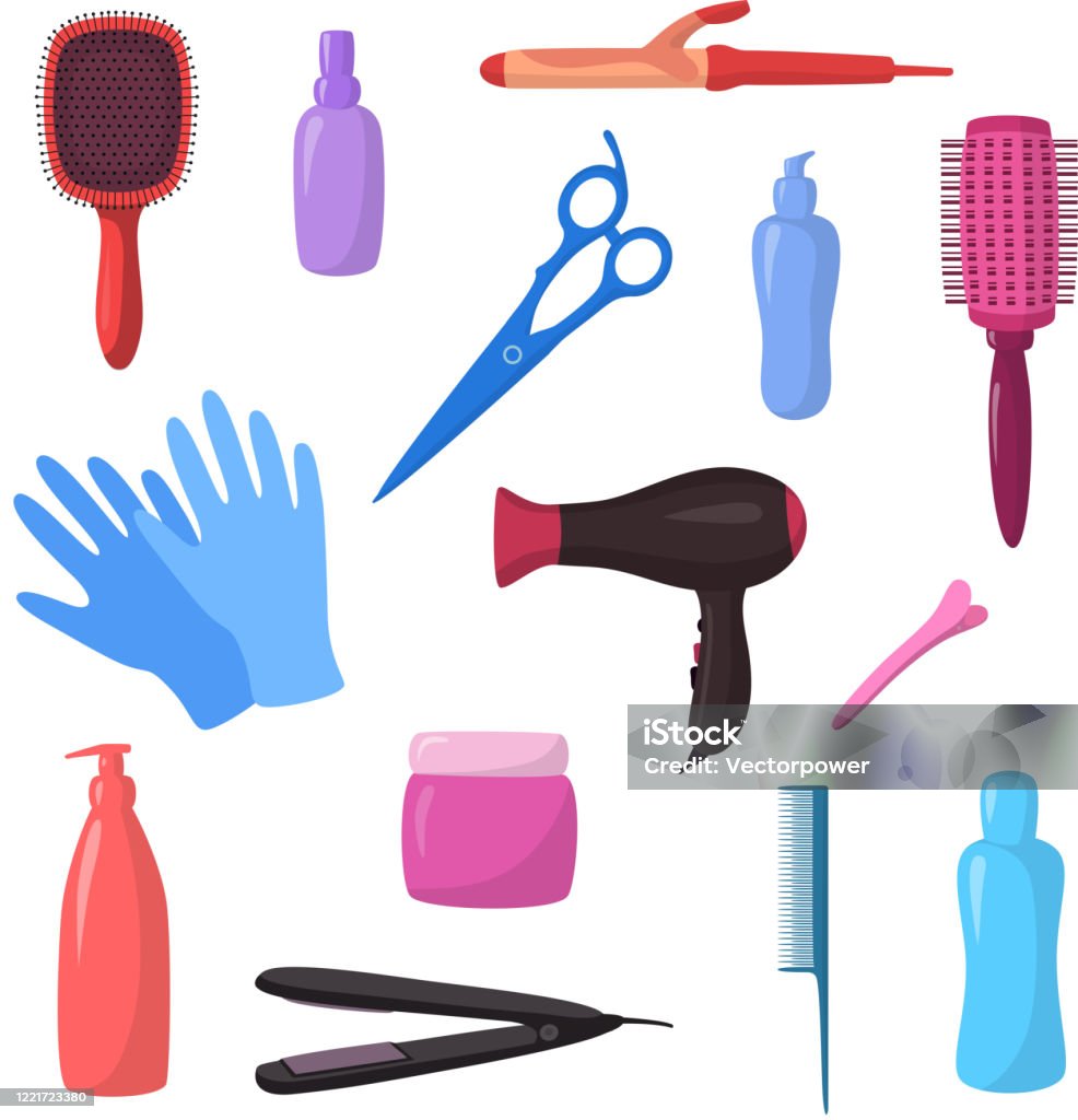 Ilustración de Peluquería Peluquería Profesional Moda Herramientas De Belleza En La Ilustración De Dibujos Animados Vectoriales Aislado En Blanco y más Vectores Libres de Derechos de Accesorio personal - iStock Ilustración de Peluquería Peluquería Profesional Moda Herramientas De Belleza En La Ilustración De Dibujos Animados Vectoriales Aislado En Blanco y más Vectores Libres de Derechos de Accesorio personal - iStock