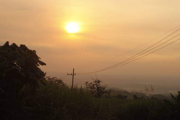 istock Sunset in my village 1221724642