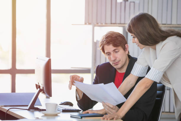 istock Business people working in office. 1221727780