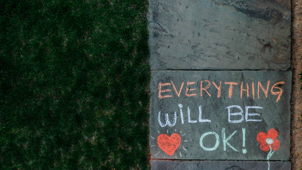 istock Everything Will Be Ok Message on the sidewalk during COVID-19 1221727833