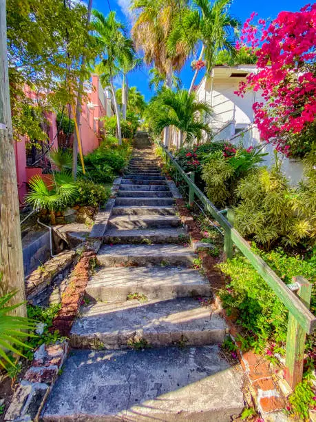 Photo of Famous 99 Steps in Charlotte Amalie, St. Thomas