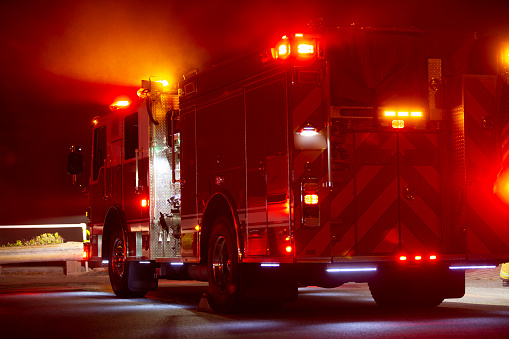Motor de bomberos photo