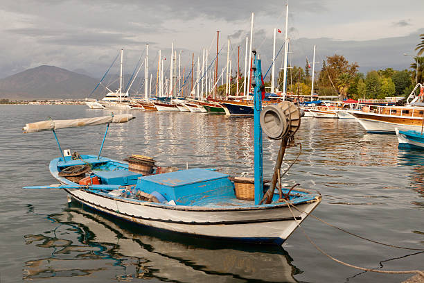 istock Boats in Fethiye, Turkey harbor 122174484