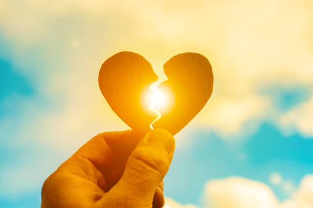 istock Broken heart in a man