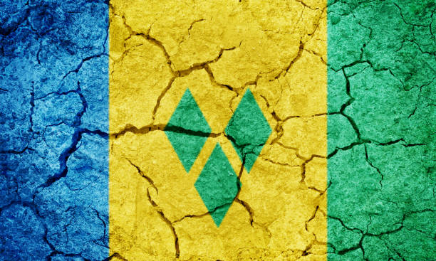 istock Saint Vincent and the Grenadines flag 1221751863