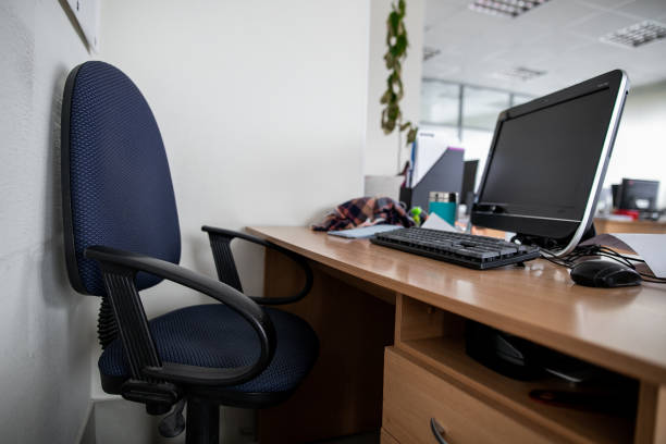 istock Busy, messy and cluttered workplace, full of documents 1221754662