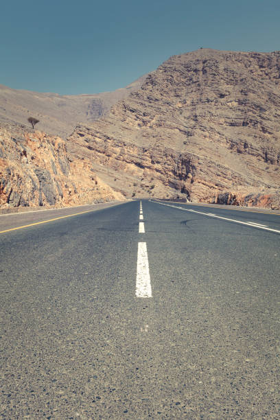 istock road to jebel jais mountain, ras al khaimah, uae 1221761731