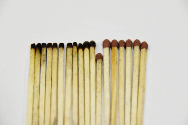 istock Matches new and burnt. 1221766798