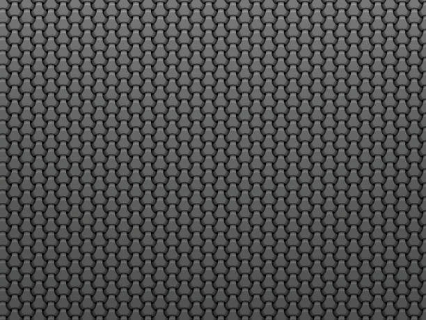 メタルパターンの背景。幾何学的な現代の鋼鉄装飾品 - chainmail点のイラスト素材／クリップアート素材／マンガ素材／アイコン素材