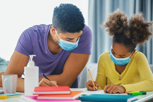 istock Home schooling during Corona virus. 1221775029