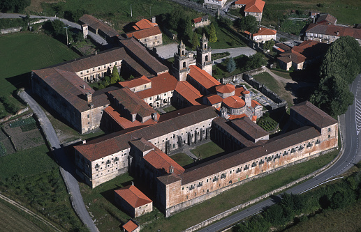 The Oseira monastery is on the Camino de Santiago and the silver route