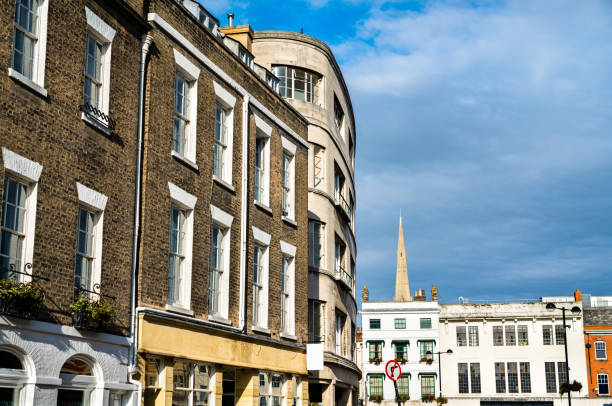 istock Traditional houses in Cambridge, England 1221785879
