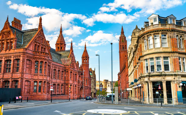 istock Methodist Central Hall and Victoria Law Courts in Birmingham, England 1221789046