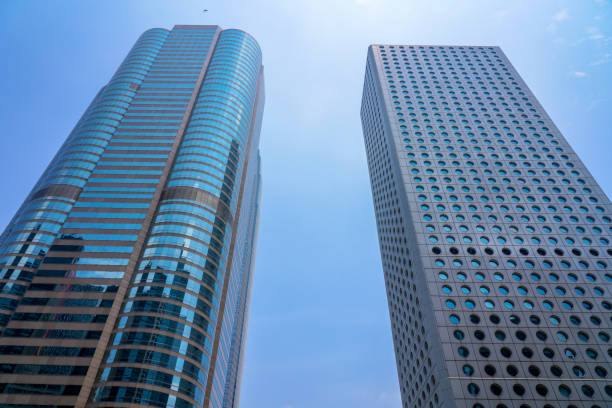 istock Two buildings in Hong Kong 1221791418