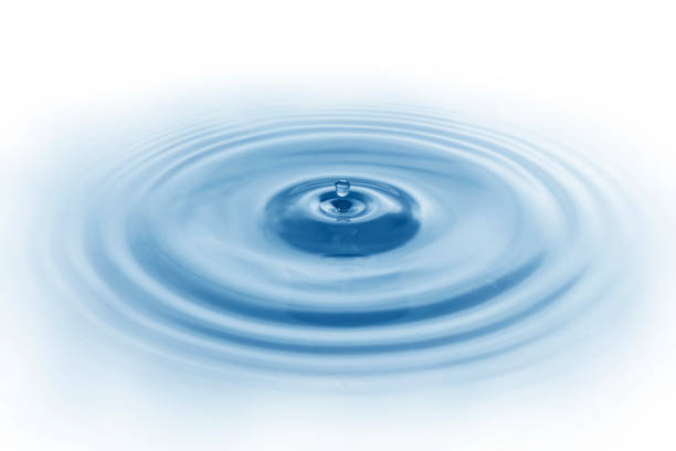 Splash water, water dripping on the water surface Blue water wave Isolated on white background Splash water, water dripping on the water surface Blue water wave Isolated on white background calm water photos stock pictures, royalty-free photos & images