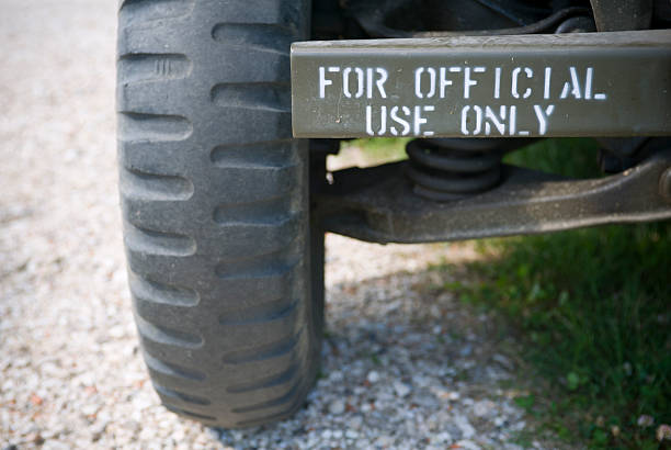 Official use only The Willys MB US Army Jeep, manufactured from 1941 to 1945 is considered the iconic World War II Jeep. jeep 4x4 off road vehicle world war ii stock pictures, royalty-free photos & images