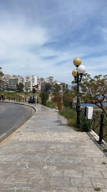 istock Road near the sea 1221794408