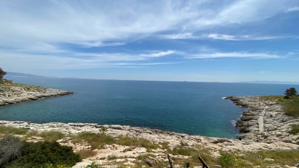 istock Extreme terrain near the sea wide angle 1221794572