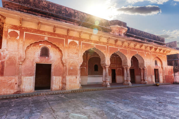 istock Jaigarh Fort inner courtyard, Jaipur, Rajasthan, India 1221795619