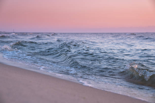 istock Sunset over the Baltic sea 1221796159
