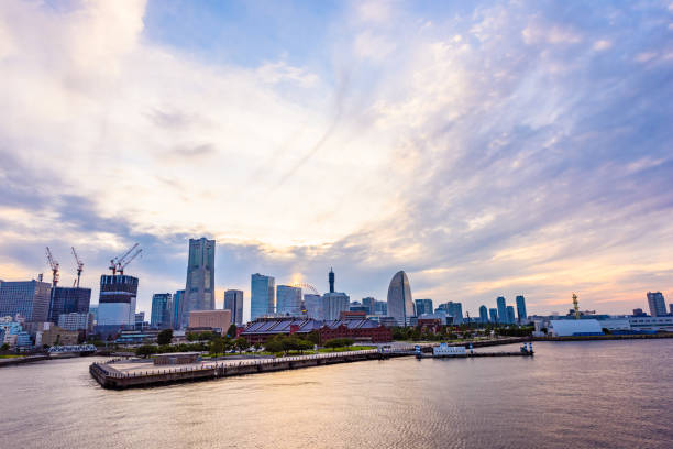 istock Yokohama city skyline , Japan. 1221800635