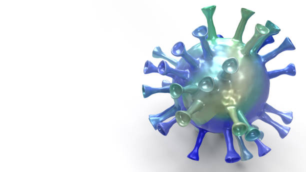 istock The virus surface world on white background  3d rendering for medical content. 1221803565