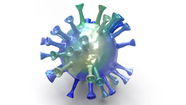 istock The virus surface world on white background  3d rendering for medical content. 1221803570