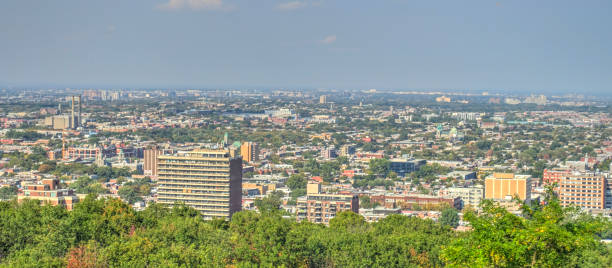 istock Montreal cityscape from Mont-Royal park 1221803916