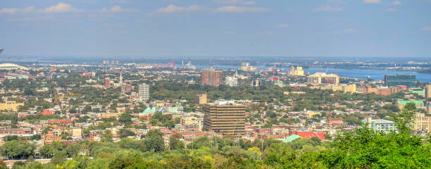 istock Montreal cityscape from Mont-Royal park 1221803998