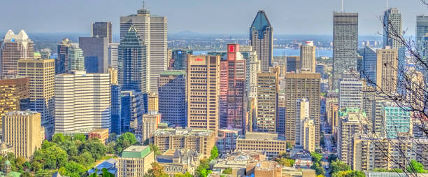 istock Montreal cityscape from Mont-Royal park 1221803999