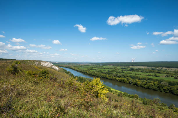 istock downs Along the ancient river Don in central Russia 1221805369