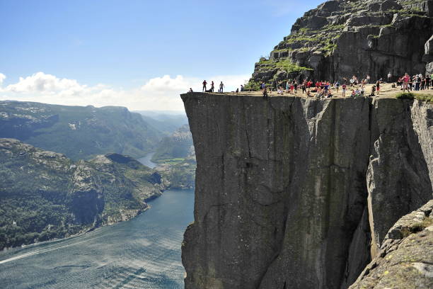 istock Rock  Preikestolen  at Lysefjord in Norway. 1221806625