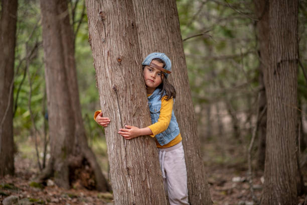 istock Kids in the forest 1221806693