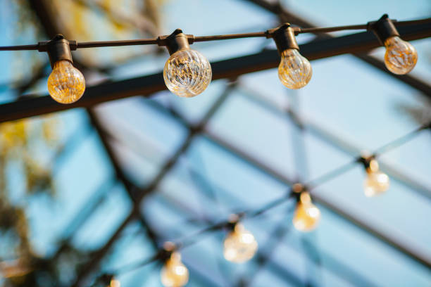 istock beautiful retro edison light lamp decor, light lamp electricity hanging decorate  interior 1221807053