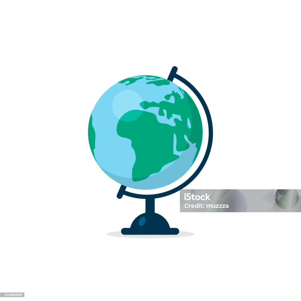 球向向圖示 - 免版稅地球儀 - 導航儀器圖庫向量圖形