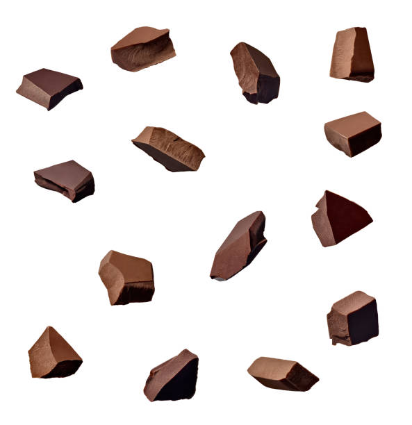 istock chocolate piece sweet food dessert falling 1221809547