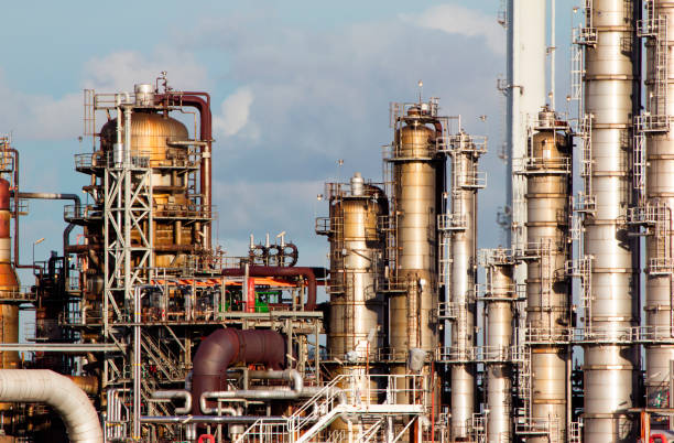 istock Oil refinery plant 1221814024