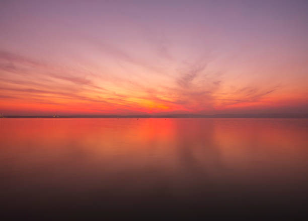 istock Sunset on Lake Garda, in Sirmione 1221814241