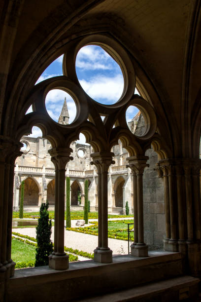 Royaumont Abbey France,Ile de France,Val d'Oise, Royaumont Abbey abbey stock pictures, royalty-free photos & images