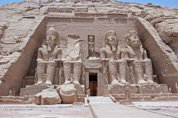 istock Hieroglyphic carvings on an ancient egyptian temple wall 1221818970