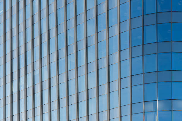 istock Glass facade of an office building 1221819141